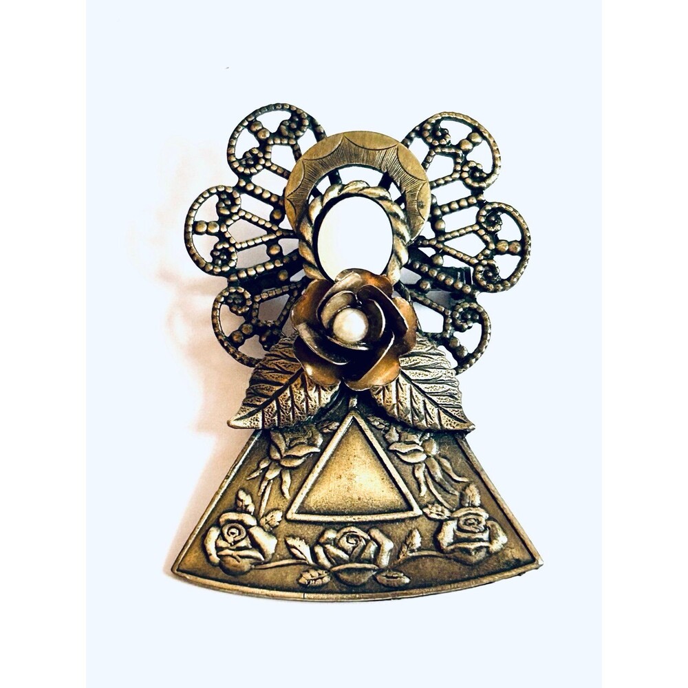 Vintage KC Angel Brooch